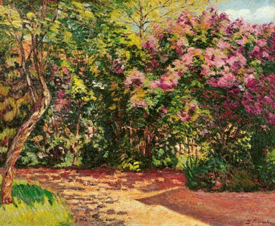 Sering, de tuin van de kunstenaar door Jean Baptiste Armand Guillaumin